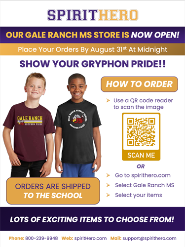 Spiritwear 2023-2024 Flyer